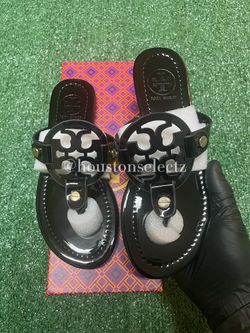 Tory Burch Miller Sandals Black (Size : 4.5)