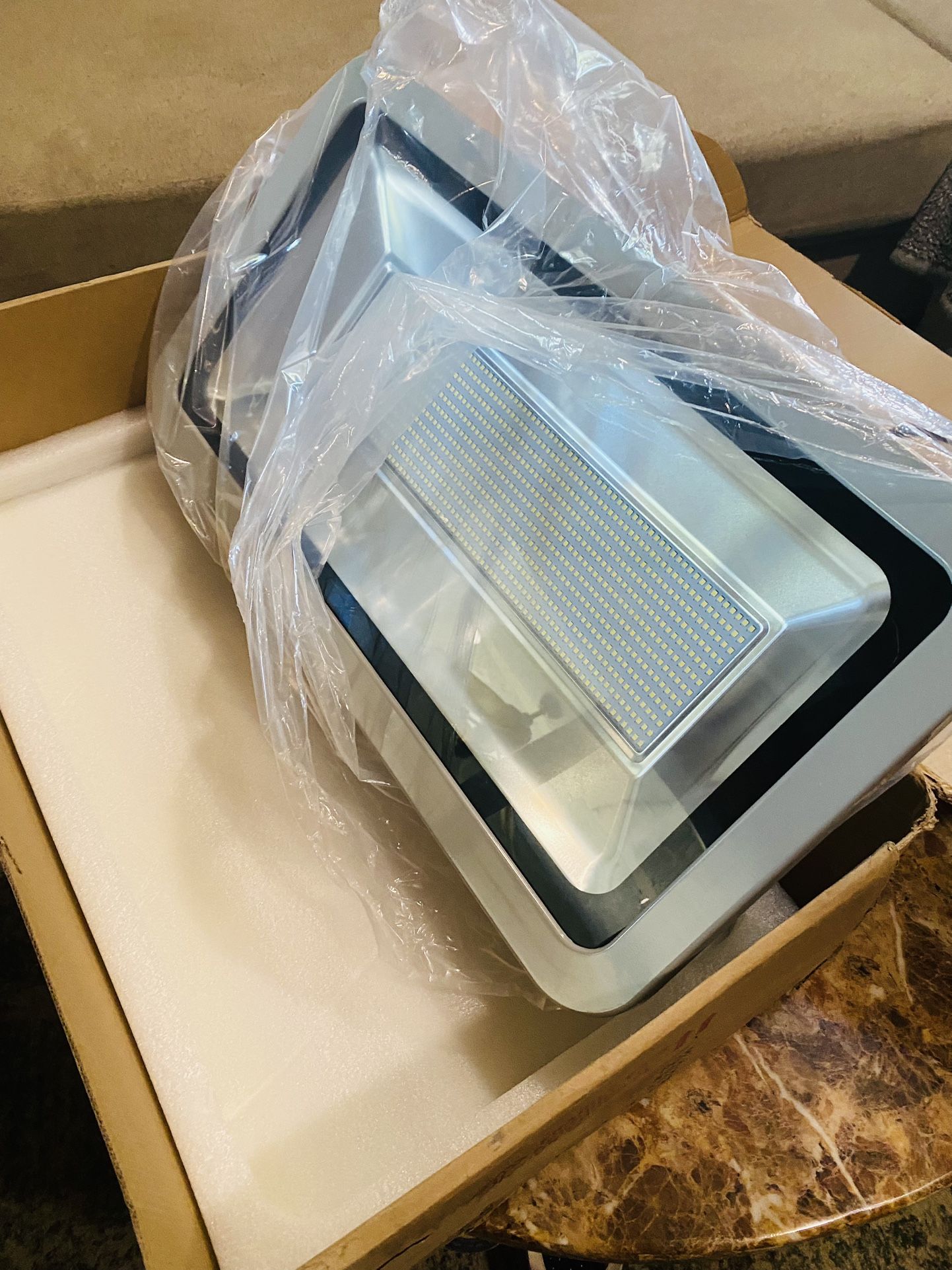 New LED Work Light … HUGE Waterproof Landscape Spotlights Security Light for Garage, Yard, 