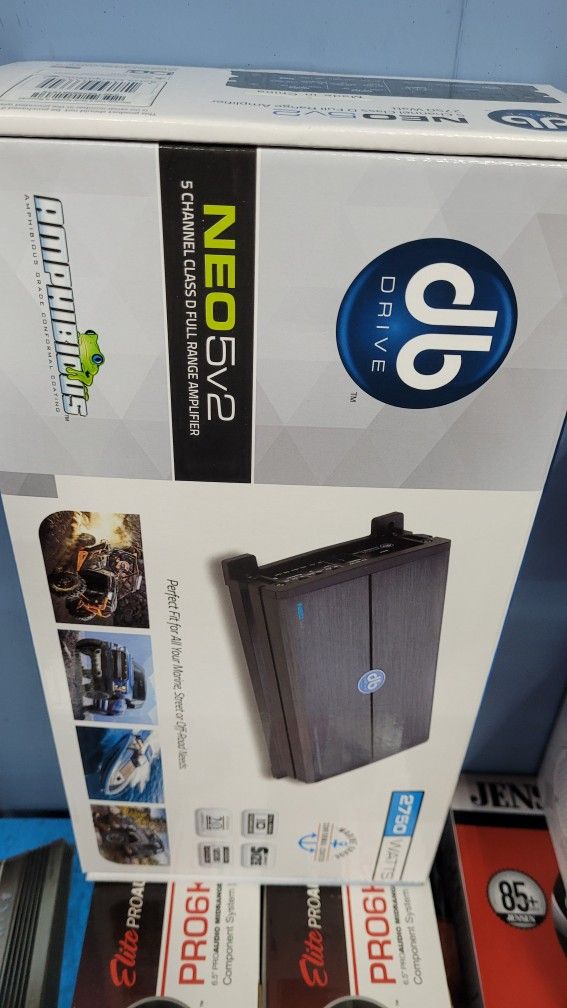 New 5 Channel Marine Amplifier DB Drive 2750 Watts Brand New