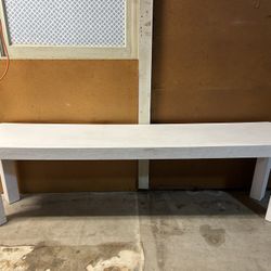 White Sofa Table 