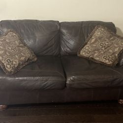 Couch & Loveseat With Pillows 