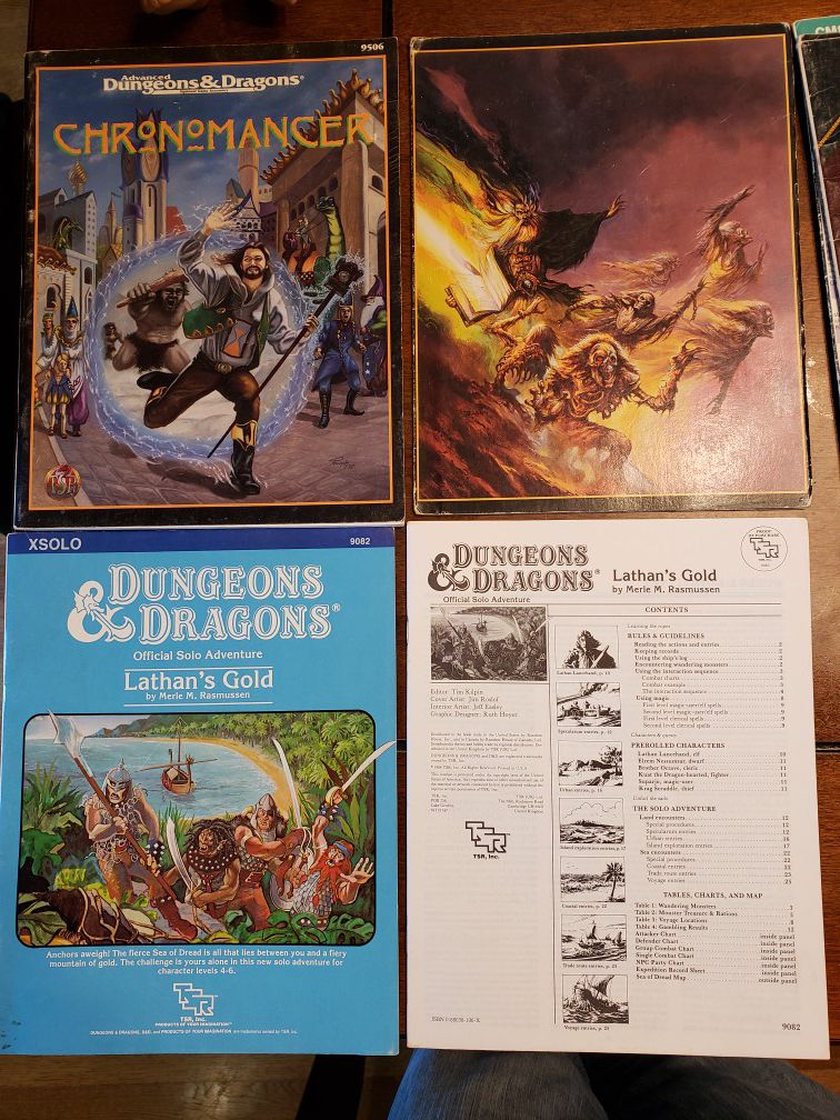 Vintage Dungeon and Dragons Modules