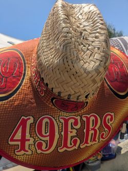 49ers Straw Hat