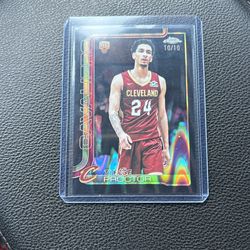 Tyrese Proctor 2025 Topps Chrome #300 Black Wave Refractor Rookie RC 10/10 EOTL