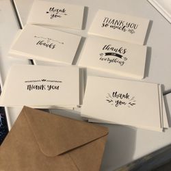 thank you cards 48 pack