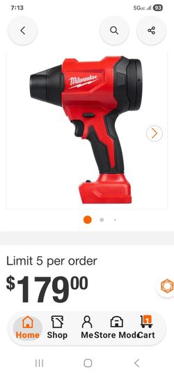 M18 18V Lithium-Ion 570 MPH Brushless Cordless Precision Blower with Variable Speed Trigger and Trigger Lock