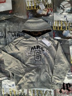 Supreme x Maison margiela Zip-Up Hoodie