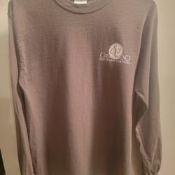 Southern Couture Womens Size Small "Living The Scrub Life" Gray Long Sleeve T-Shirt