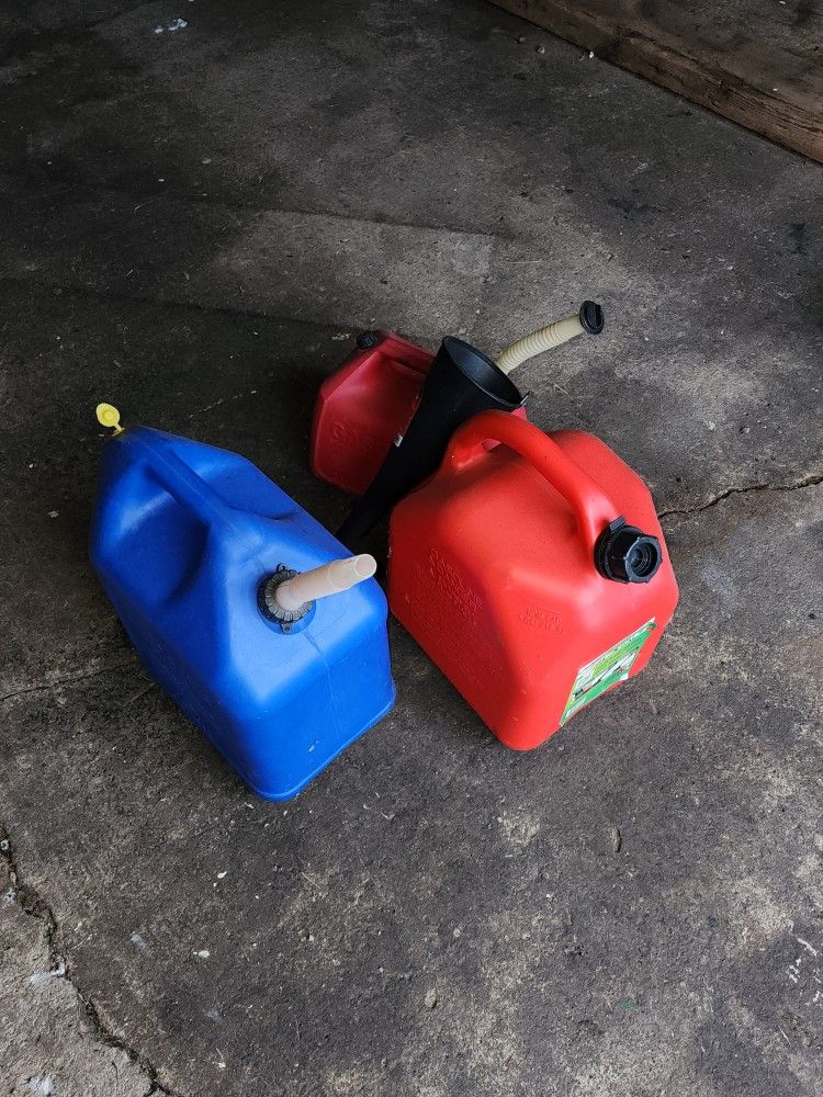 Containers For Gas And Kerosene 