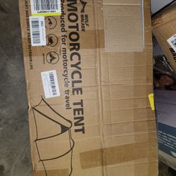 2 Person Camping Tent Motorcycle Tent Waterproof Family Tents Motorcycle Storage Shelter for for Backpacking Hiking