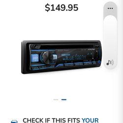 Alpine CD/MP3 Bluetooth Deck