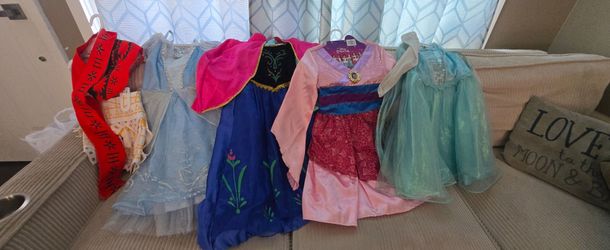 5 princess dresses