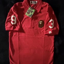 Red BAPE Polo