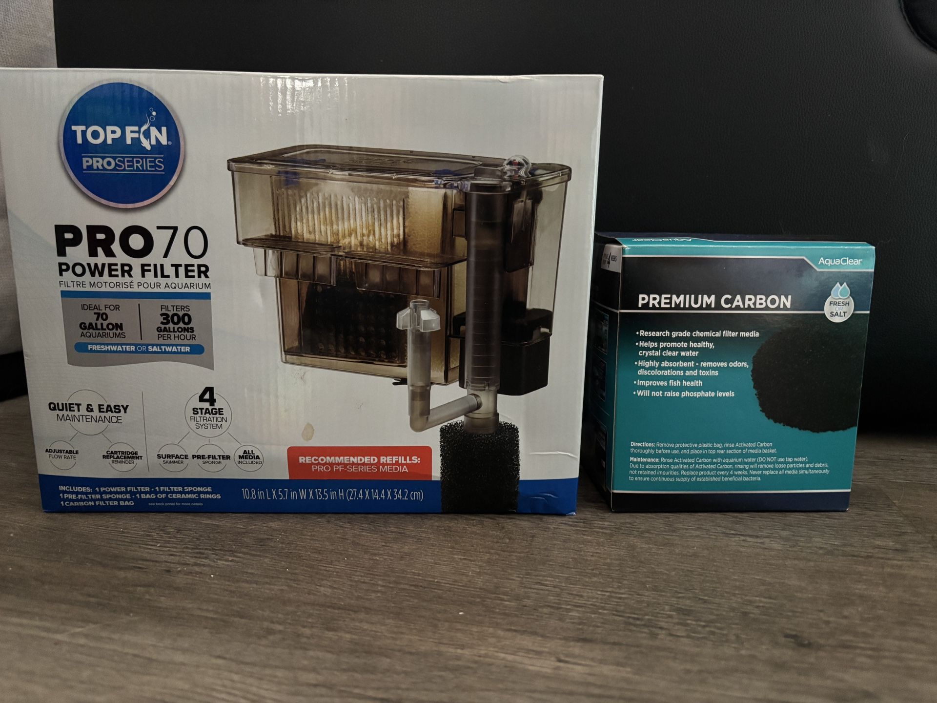 Pro70 Filter and Carbon AC110 Replacement Pouches