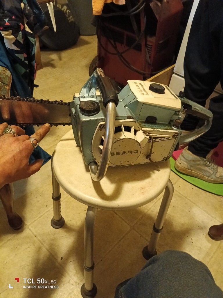 Sears Lightweight Power Sharp Antique Chain Saw