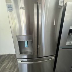 LG 35 3/4W French Door Fridge, Open Box, One Year Warranty