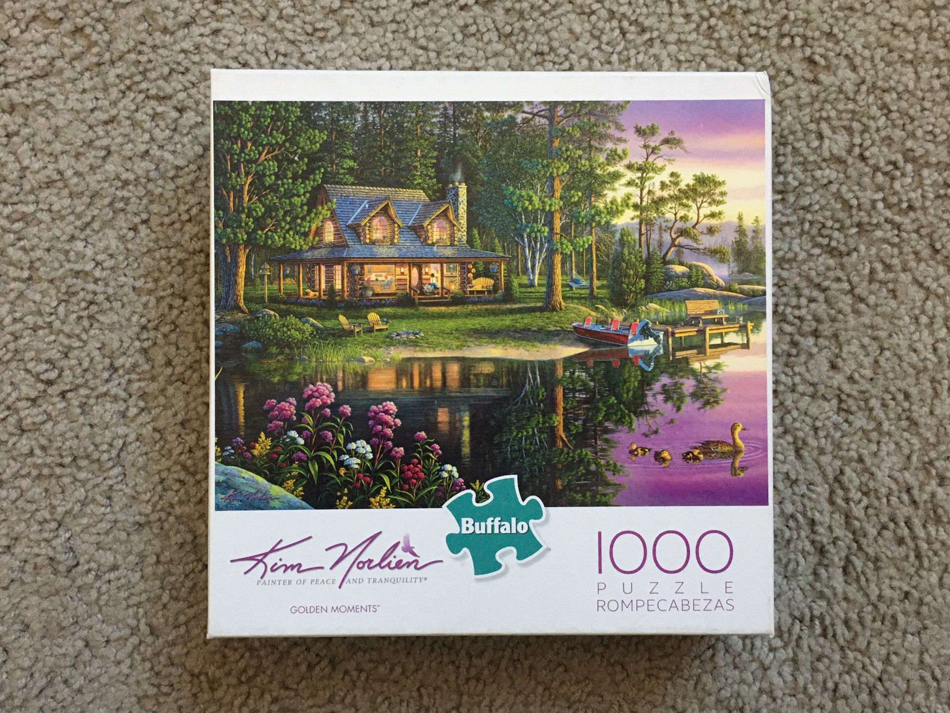 Jigsaw Puzzle GOLDEN MOMENTS Buffalo NO MISSING PIECES