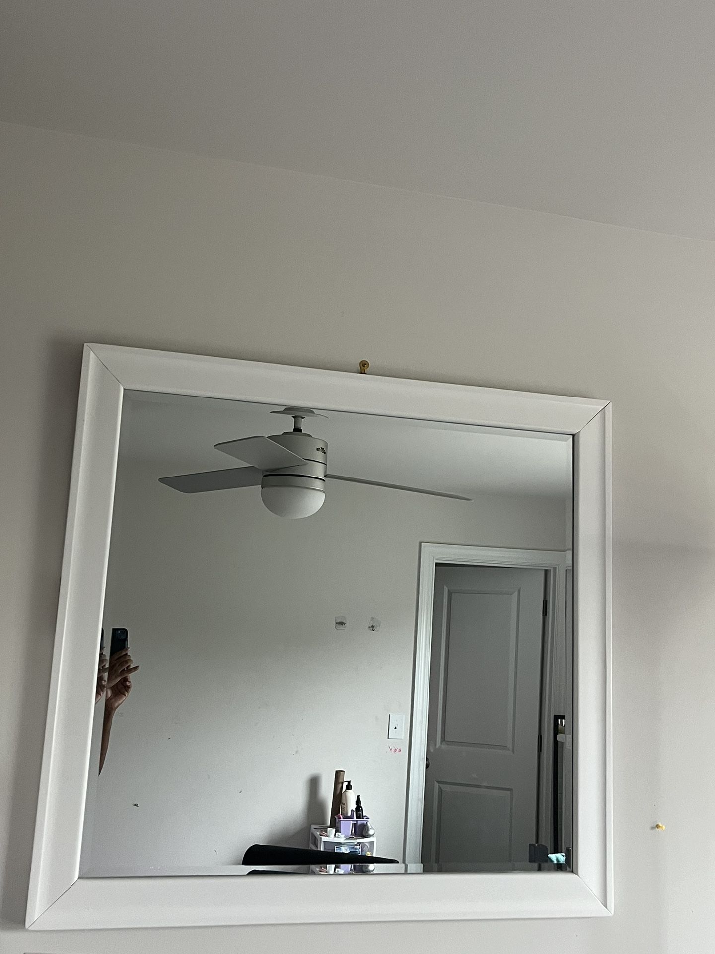 White Frame Mirror