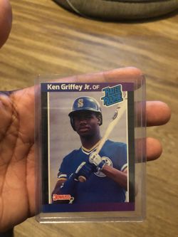 Mint condition Ken Griffey Jr Rookie baseball card.