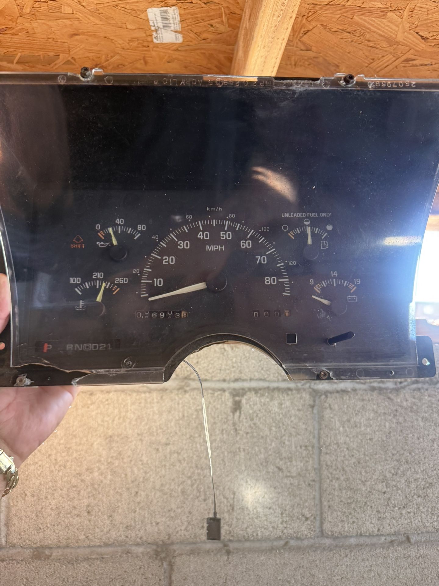 Obs Chevy Speedometer