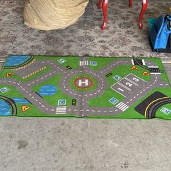 Car rug with cars