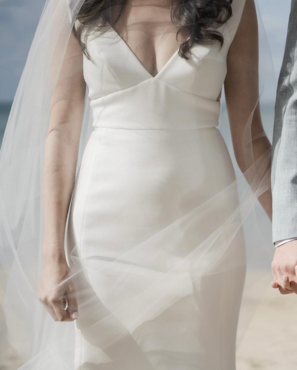 Gorgeous Custom White Wedding Dress