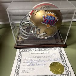 Jerry Rice Autograph Mini Helmet