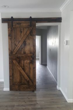 Sliding Barn Door Handmade Solid Wood
