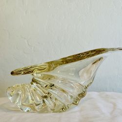 vintage Murano Glass Seashell conch