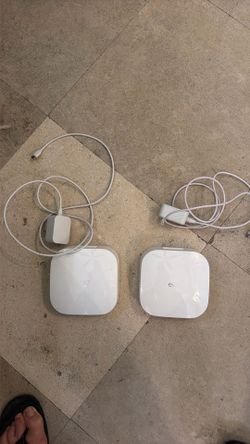 (2) Eero Pro 6 Amazon Wi-Fi 6 Mesh Router-like new