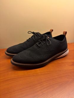 Cole Haan GrandEvolution black lace up shoes