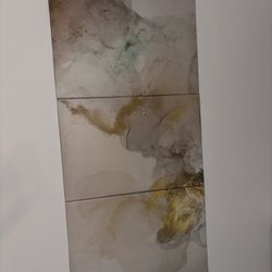 YELLOW SMOKE CANVAS PAINTING