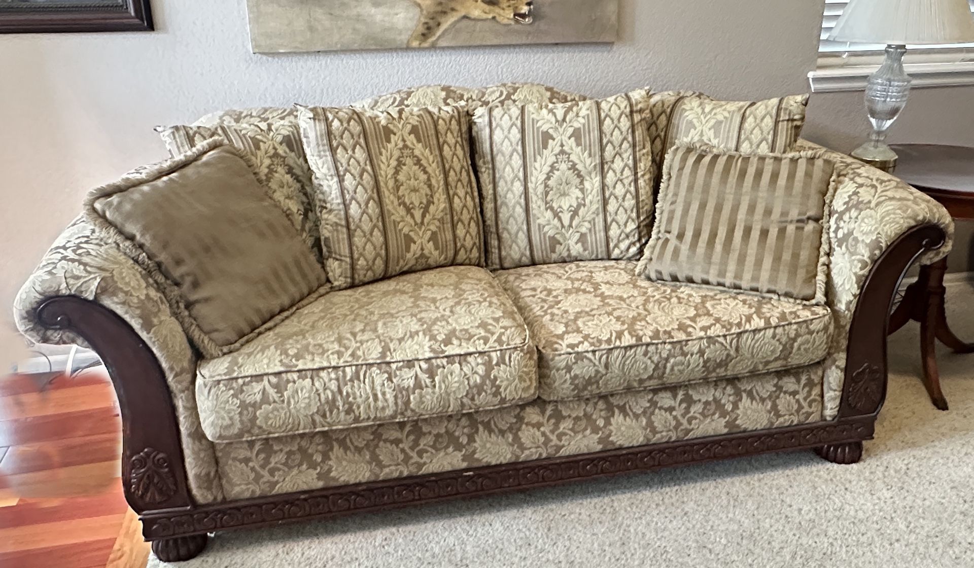 (1) Sofa With (2) chairs