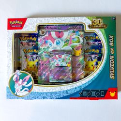 Pokémon 30th Celebration Sylveon ex Box - Brand New Sealed