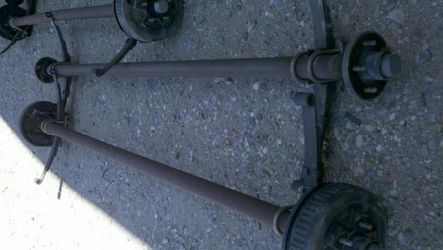 Mobile home axle (x2)