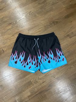 Men’s Black Flame Shorts