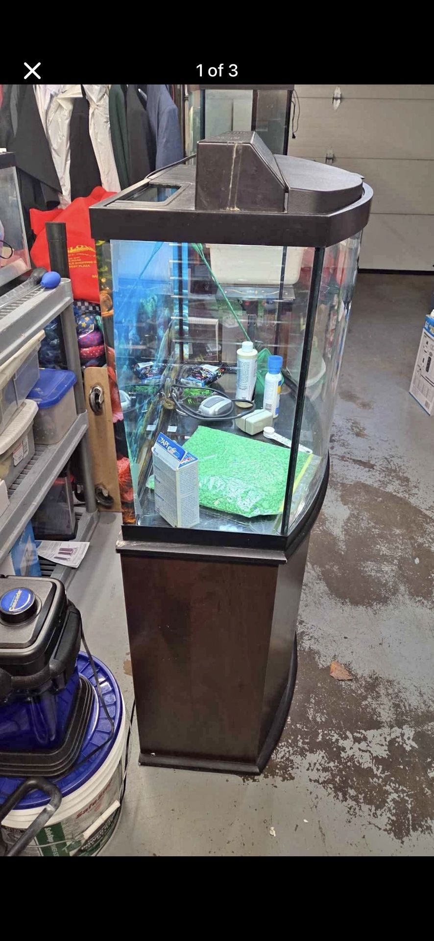 Aquarium W Everything Including Fishes 