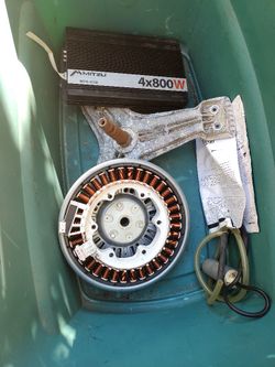 Diy Generator Dryer Motor And 4 Way Speaker Amp
