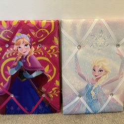 Free -  Elsa and Ana Picture Holders 
