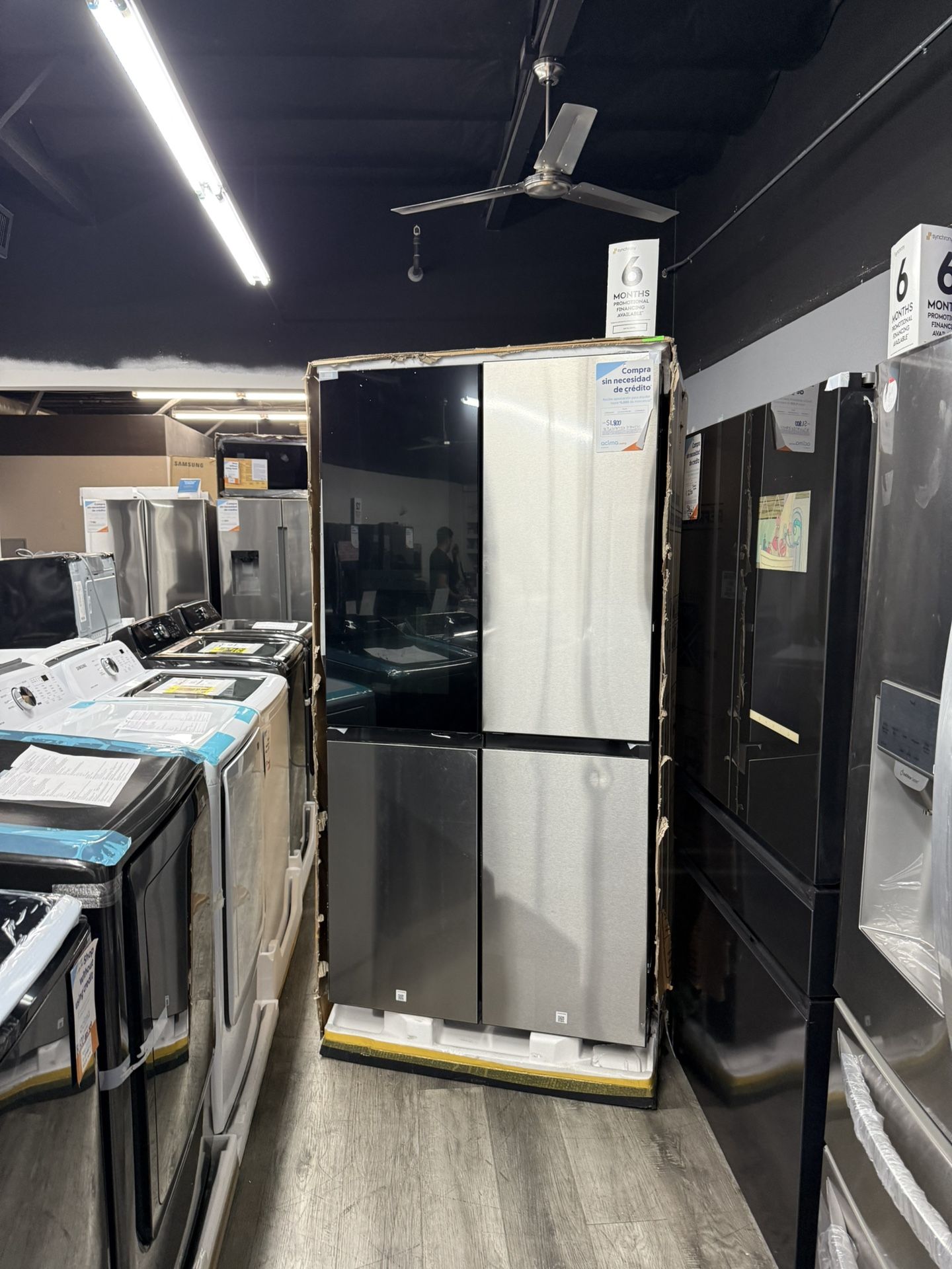 💥FINANCING AVAILABLE 💥Samsung BESPOKE 29 Cubic Ft. 4-Door Flex With Auto-Open Doors And See Through Window🚨ON SALE 🚨