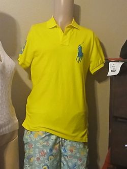 Polo Ralph Lauren Mens Big Pony Polo Size Sm