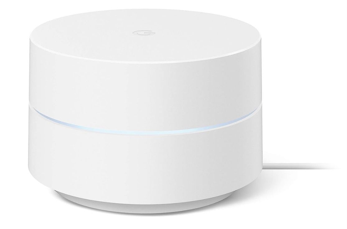 Google Wifi - AC1200 - Mesh WiFi System - Wifi Router - 1500 Sq Ft Coverage - 1 pack  This item came from a pallet and looks fairly new Comes with rou