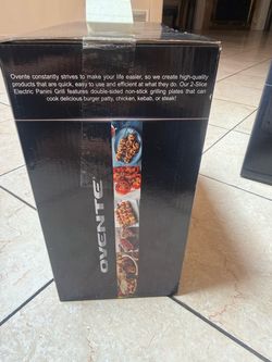 Ovente 2-Slice Electric Panini Grill