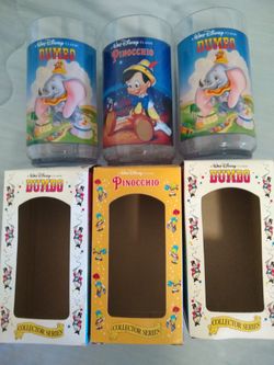 WALT DISNEY CLASSIC COLLECTOR SERIES Tumbler Cup GLASS BURGER KING(new)