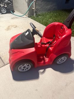 Toddler Red push car