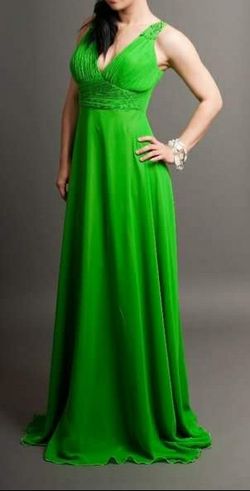 Green dress gown homecoming wedding bridesmaid prom