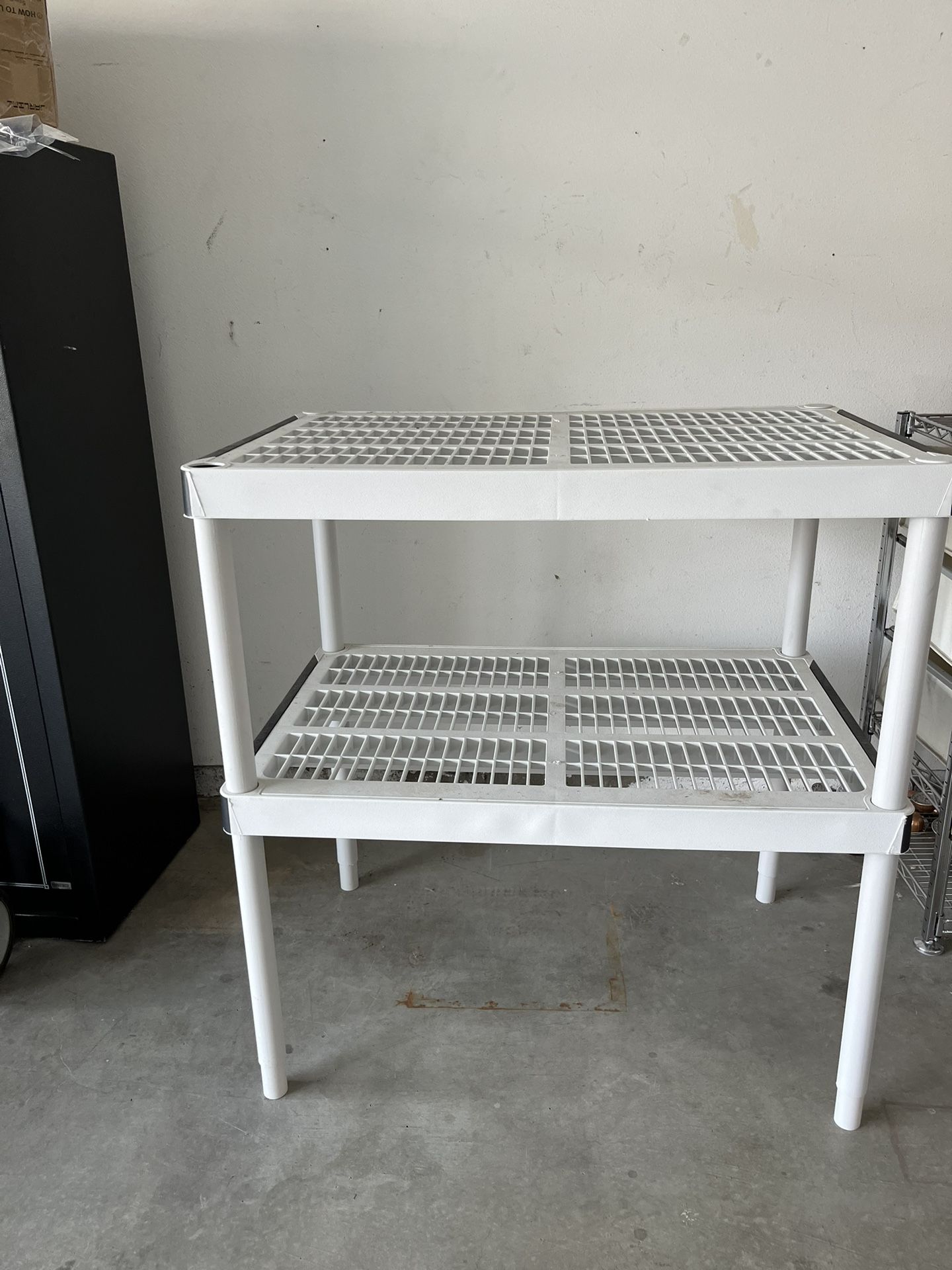 Shelving Units in white