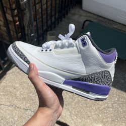 Dark iris Jordan 3- Size 8.5M