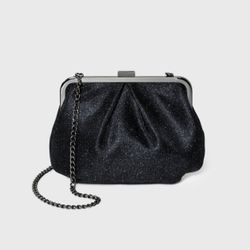 Glitter Frame Clutch