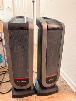 Lasko Tower Ceramic Space Heaters – Set of 2